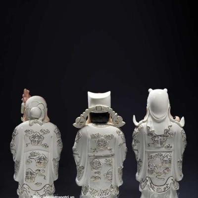 tượng tam đa, tượng phúc lộc thọ, tượng gốm sứ trung quốc, tượng sứ giang tây,